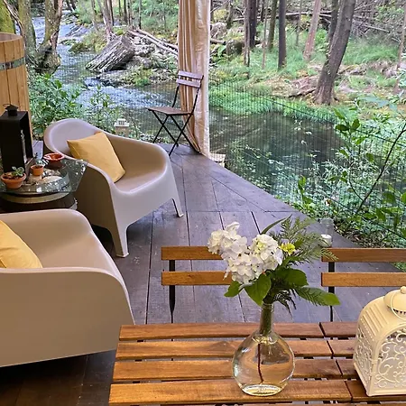Luxusní stan Wild Glamping Portugal Com Jacuzzi Privado Relax By Serra De Arga Waterfalls, *