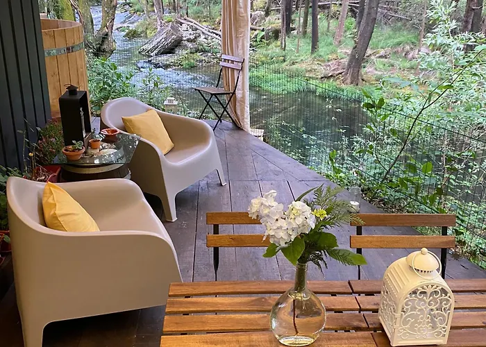 Lüks kamp alanı Wild Glamping Portugal Com Jacuzzi Privado Relax By Serra De Arga Waterfalls, *