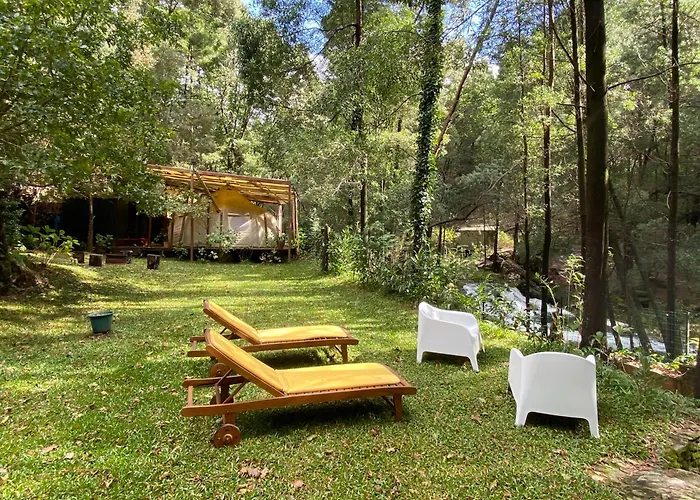 Wild Glamping Portugal Com Jacuzzi Privado Serra De Arga, 럭셔리텐트 비아나도카스텔로