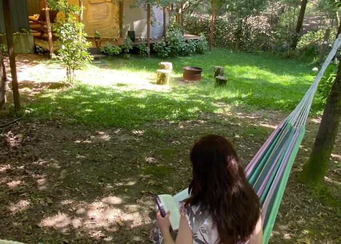 Lüks kamp alanı Wild Glamping Portugal Com Jacuzzi Privado Relax By Serra De Arga Waterfalls, Viana do Castelo