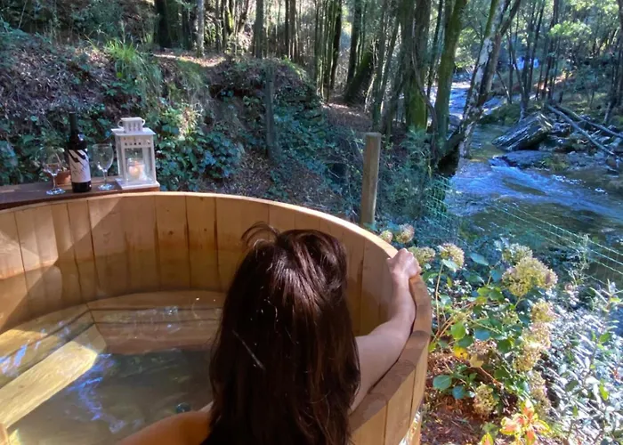 Wild Glamping Portugal Com Jacuzzi Privado Relax By Serra De Arga Waterfalls, Luxusní stan Viana do Castelo